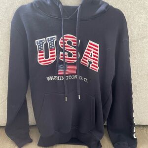 navy blue USA Washington D.C. Hoodie